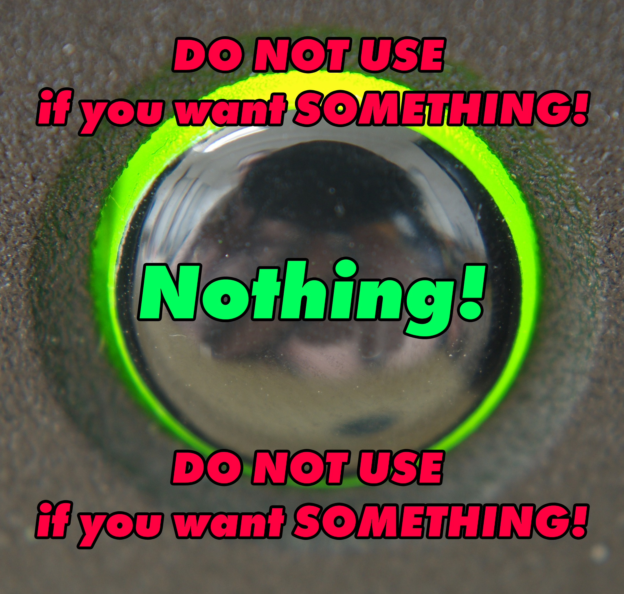 Nothing (But Conservation) Button
