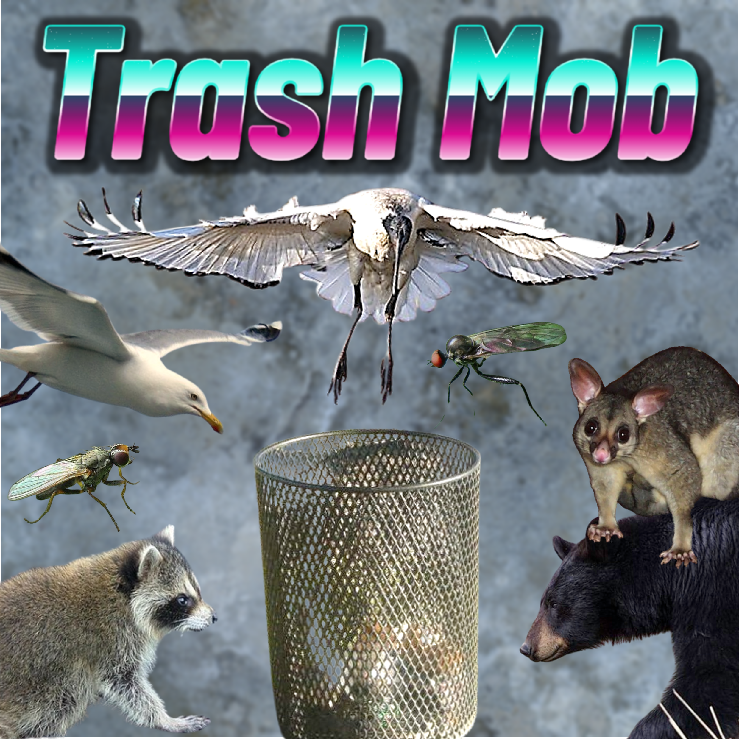 Trash Mob (NO STICKER OR CARD)