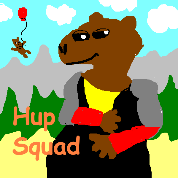 Hup Squad MS Paint Version (Switches back to regular sticker on March 12th at 8:00 PM EST)
